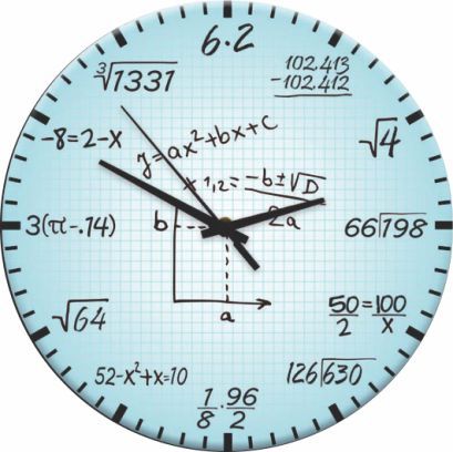 1690 Relógio Redondo - Matemática