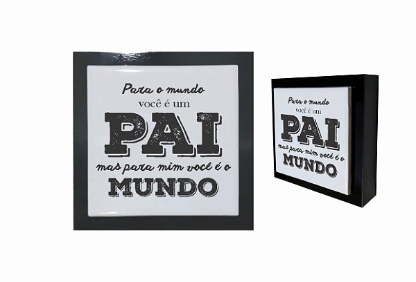 07-04-P017 Cubo Decor Preto - Pai