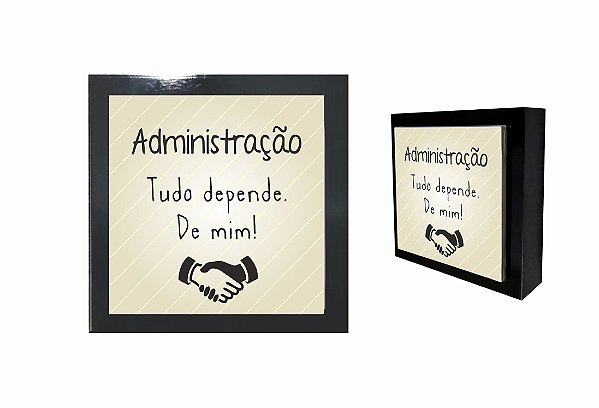 07-04-P036 Cubo Decor Preto - Adm