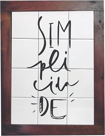 3093AM-048 Quadro de azulejo - Simplicidade
