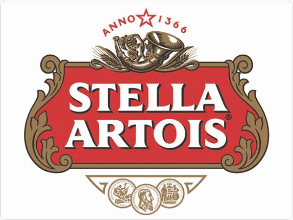 1341 Placa de Metal - Stella Artois