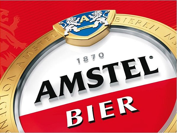 3583 Placa de Metal - Amstel bier