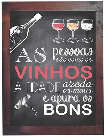 3093PG-042 Quadro Poster - Vinhos