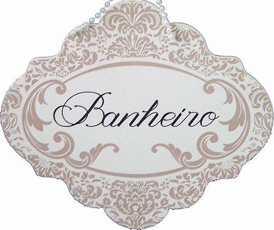 1701-001 Placa MDF - Banheiro