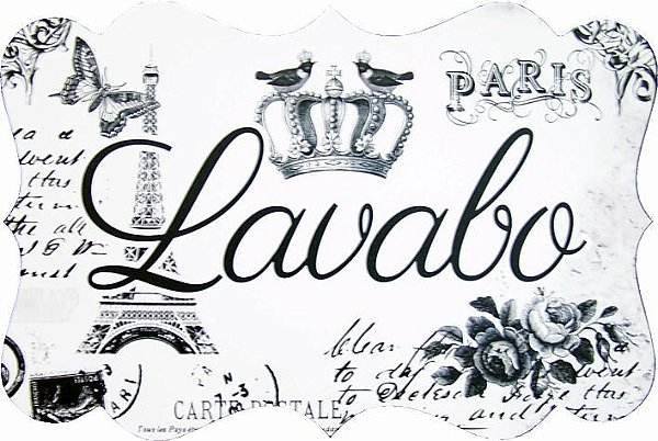 1713 Placa MDF - Paris