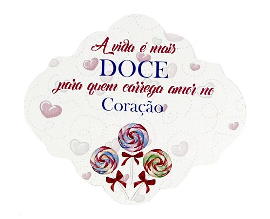 1739-007 Placa MDF - Doce