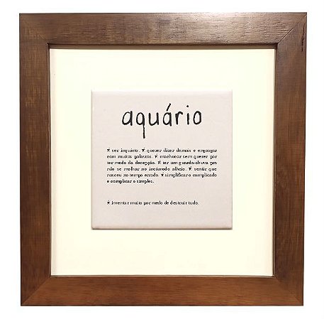 3001M-013 Quadro decor - Aquário