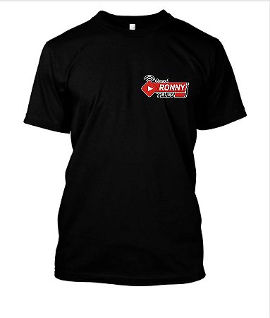 Camiseta masculina Canal Ronny Teles- Logo no peito