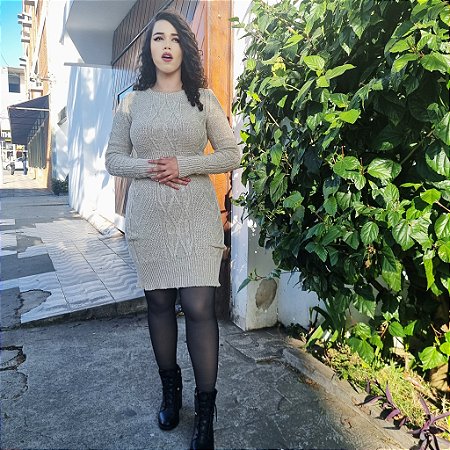 VESTIDO AREIA 054