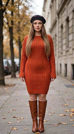 Vestido Tubinho Modal