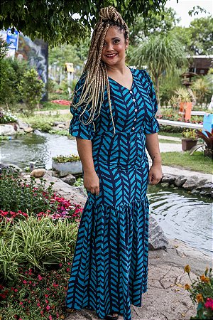 vestido gg longo