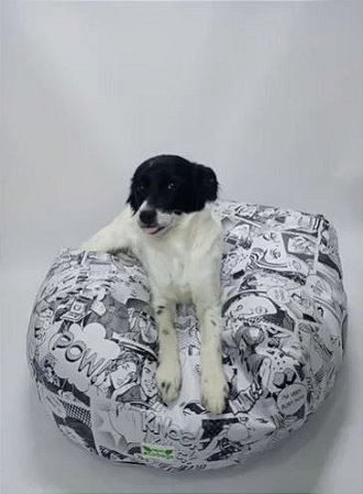 Puff Cama Para Cachorros, Gato, Mascote, Quadrinhos Tam M