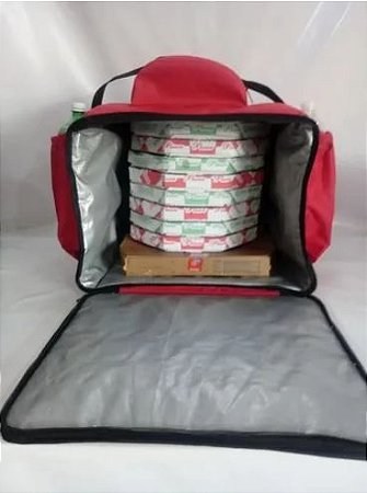 Mochila Térmica Gigante Para Pizza 80L, cabe até 55cm x 55cm Vermelha -  Abad Ecobags - Mochilas e Bolsas Térmicas