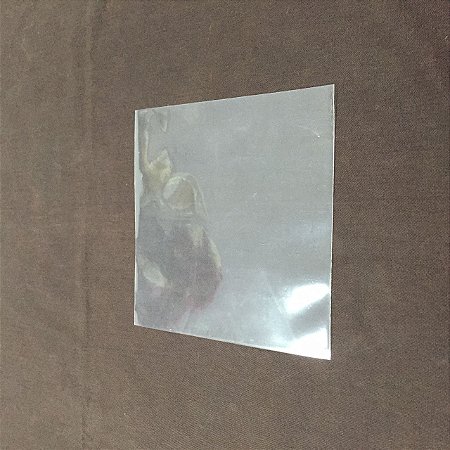 Saco plástico capa disco compacto 18,5 x 18,5 x 0,15