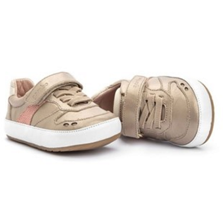 Tênis Dourado com Velcro - Gambo
