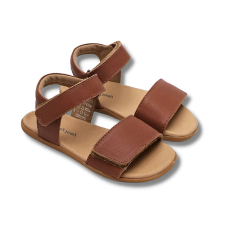 Sandália Marrom Velcro - Tip Toey Joey