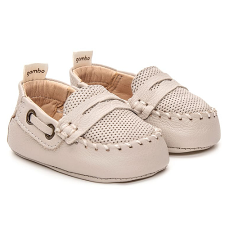 Mocassim New Born Aveia - Gambo