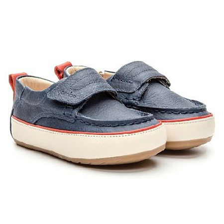 Mocassim Azul Indigo Velcro - Gambo