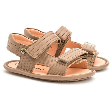 Sandália Masculina Avelã Velcro - Gambo