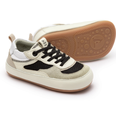 Tênis Masculino Branco e Preto - Tip Toey Joey