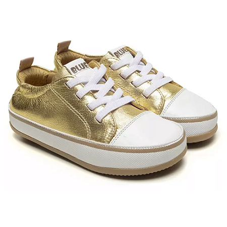Tênis Feminino Colorido Dourado - Blue Infantis