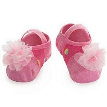 Meia Sapatilha Frufru Rosa Bala - Puket