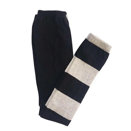 Legging Preta Listra Mescla -Cantarola
