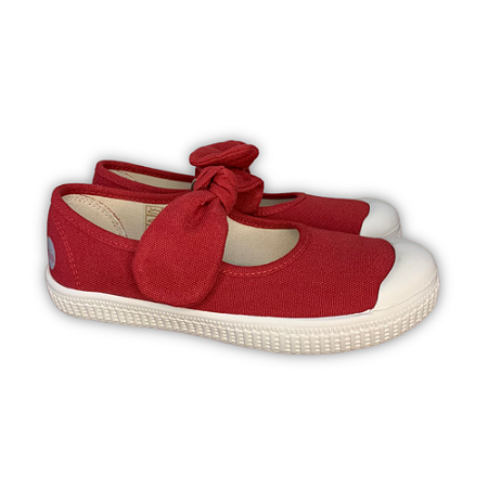 Tênis Feminino Vermelho Laço - Tnin