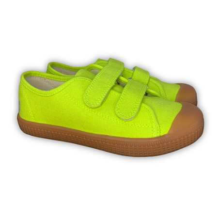 Tênis Unissex Amarelo Neon Velcro - Tnin