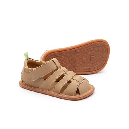 Sandália Masculina Amêndoa - Tip Toey Joey