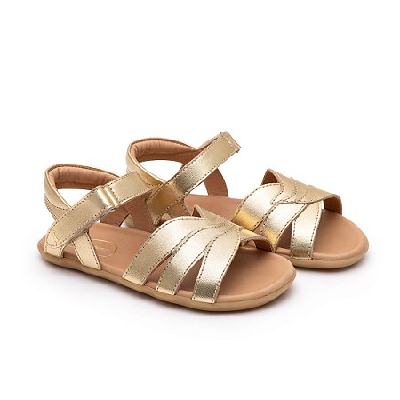 Sandália Feminina Dourada - Tip Toey Joey