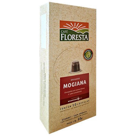 Cápsulas Café Floresta Origens Mogiana (10 cápsulas compatíveis com máquinas Nespresso)