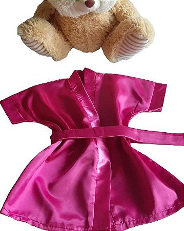 Robe de cetim infantil Pink