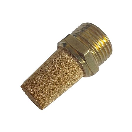 Silenciador Pneumático Bronze Cônico 1/8" à 1/2"