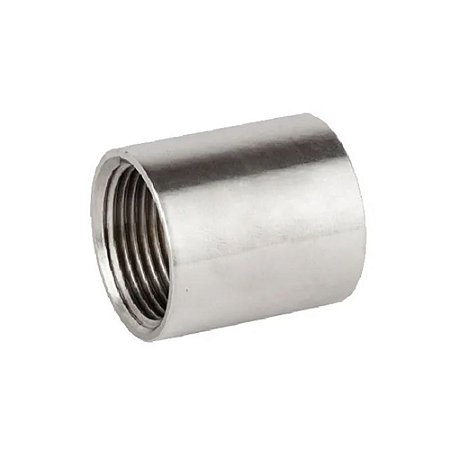 Conexão Roscável Luva Aço Inox 150lbs  de 1/4" à 4"