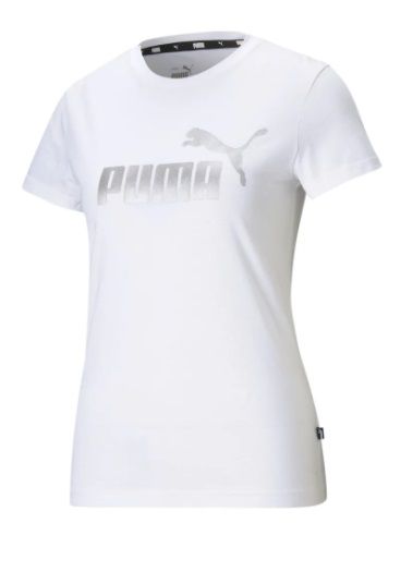 Camiseta Puma Ess+ Metallic Logo Tee 586890-02