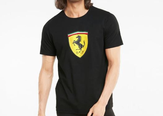 Camiseta Puma Ferrari Race Colored Big Shiel 531691-01