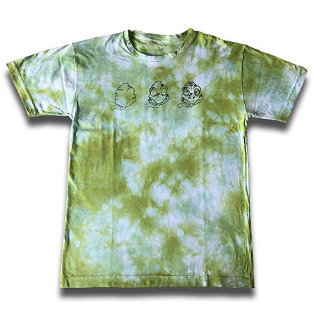 camiseta tie dye verde