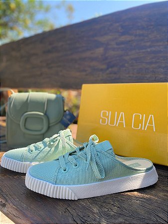TÊNIS MULE SUA CIA VERDE ÁGUA/MENTA - June Online