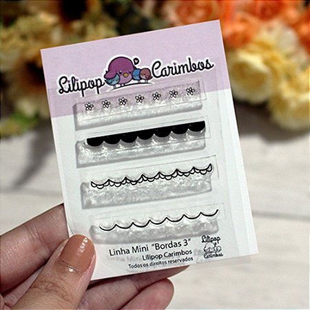 Kit de Carimbos Mini Bordas 3 - Lilipop