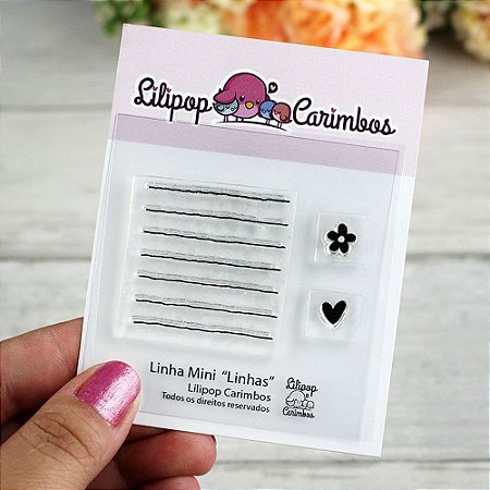 Kit de Carimbos Mini Linhas - Lilipop