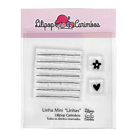 Kit de Carimbos Mini Linhas - Lilipop