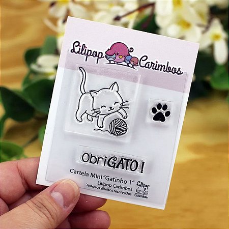 Kit de Carimbos Mini Gatinho 1 - Lilipop