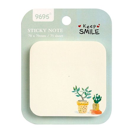 Post-it Sticky Notes Plantas 9695 - Keep Smile Verde