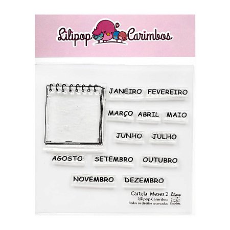 Kit de Carimbos Meses 2 - Lilipop