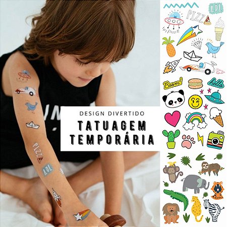 Tatuagem Temporária Infantil Tatufun