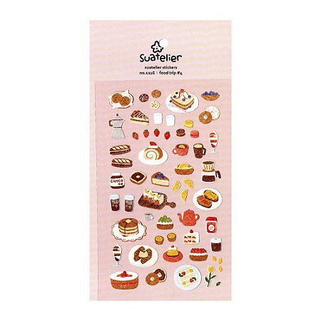 Adesivo Decorativo De Papel Suatelier Food Trip 4