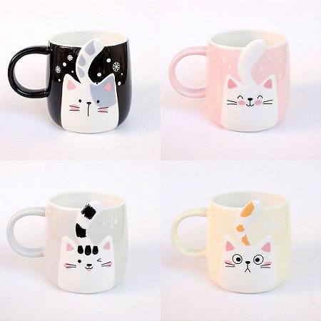 Caneca de Cerâmica Gato