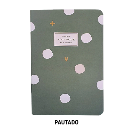 Caderno Pautado Kiwi Para Planner A.Craft Tamanho Padrão