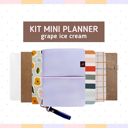 Kit Mini Planner Grape Ice Cream 2